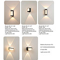 Modern minimalist LED outdoor wall light